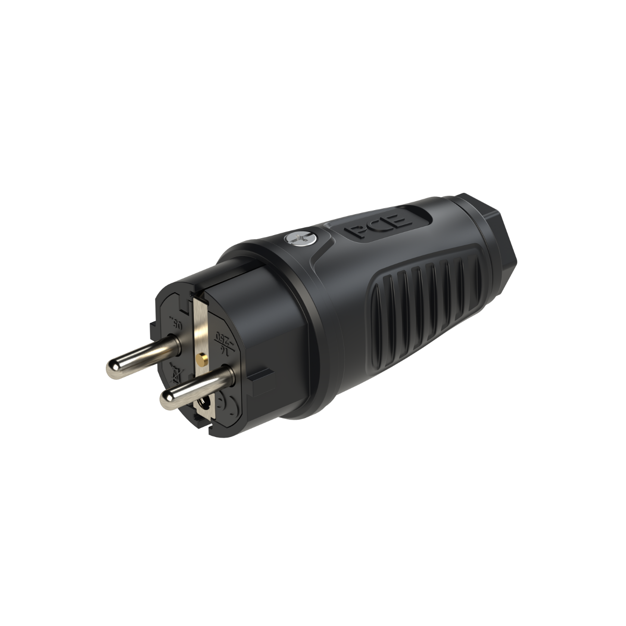 Zdjęcie poglądowe: PCE Wtyczka gumowa 16A 250V IP54 czarna