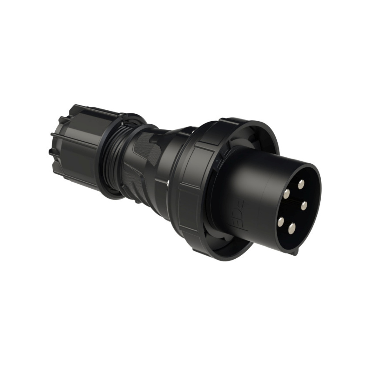 Zdjęcie poglądowe: PCE Wtyk przenośny 125A 5p IP67 Power Twist czarny