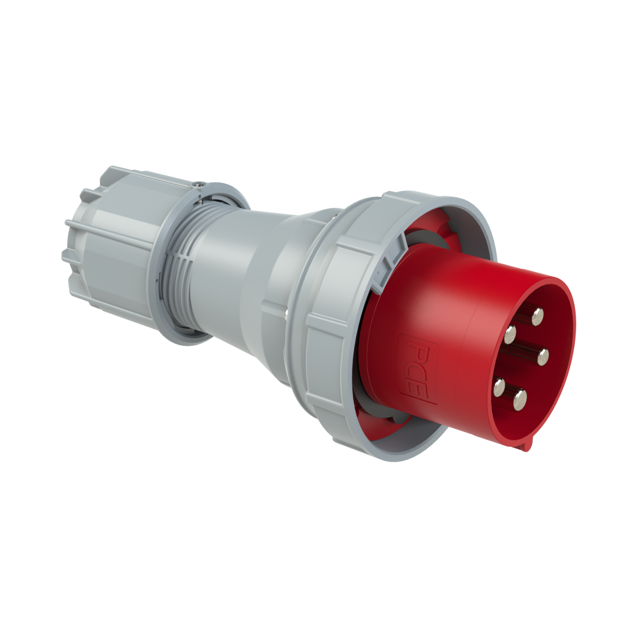 Zdjęcie poglądowe: PCE Wtyk przenośny 125A 5P 400V IP66/67 czerwony